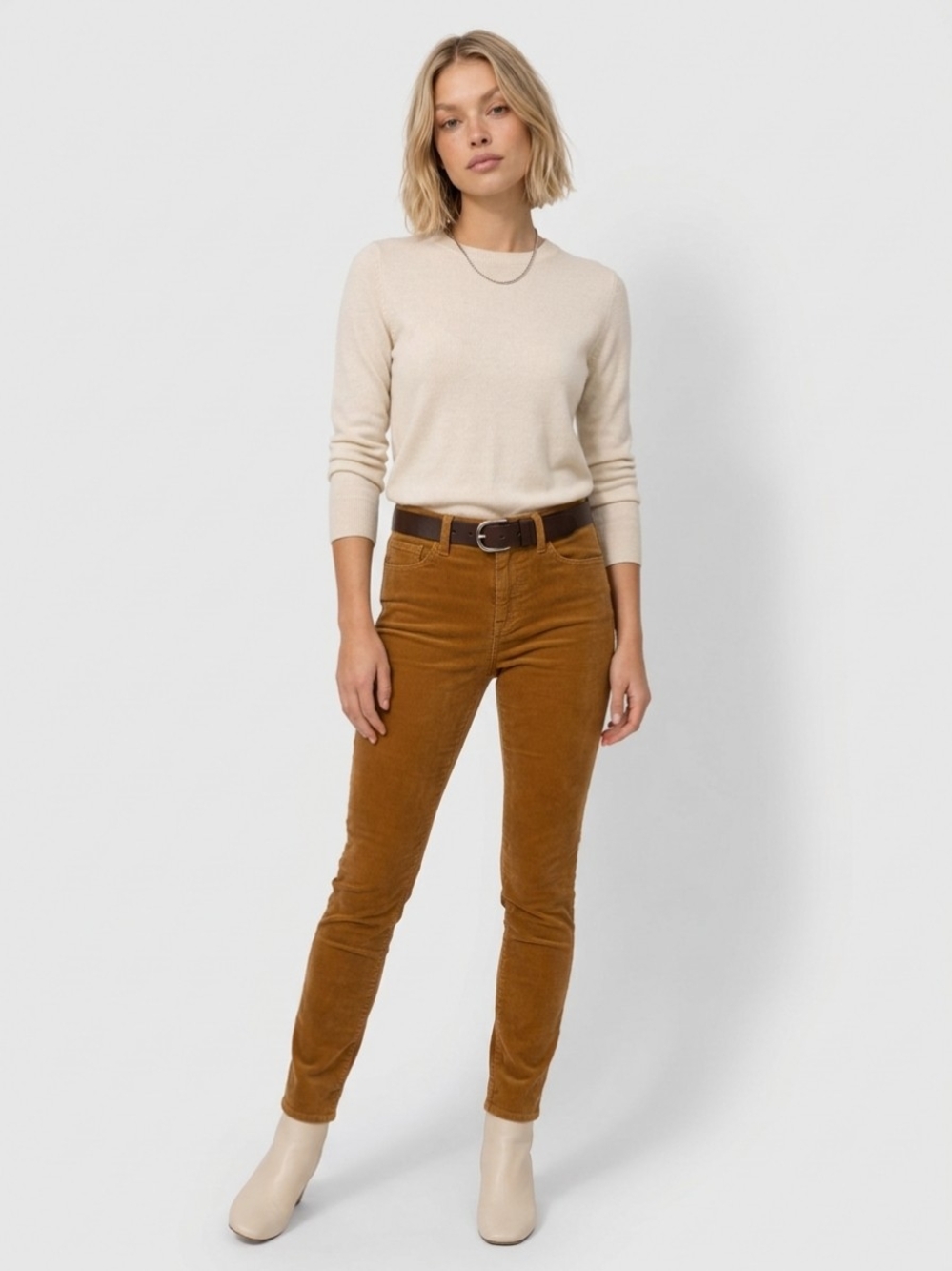 J. Crew Women's Corduroy Skinny Jeans - Chestnut